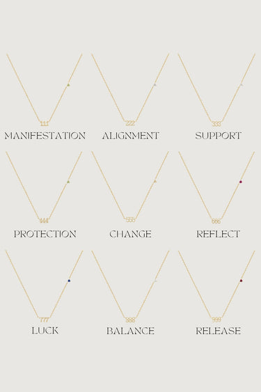 ANGEL NUMBER 666 CHOKER NECKLACE - REFLECT - GOLD - STUDIO JO STORE